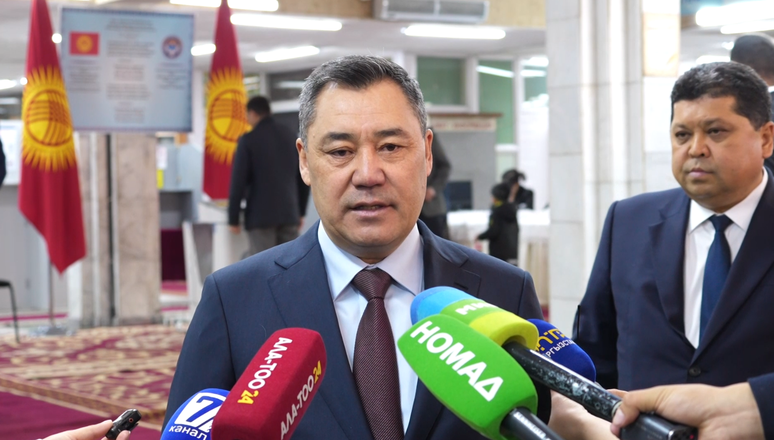 Садыр Жапаров: Адамдык фактор жоюлуп, таза шайлоо үчүн шарт түзүлдү