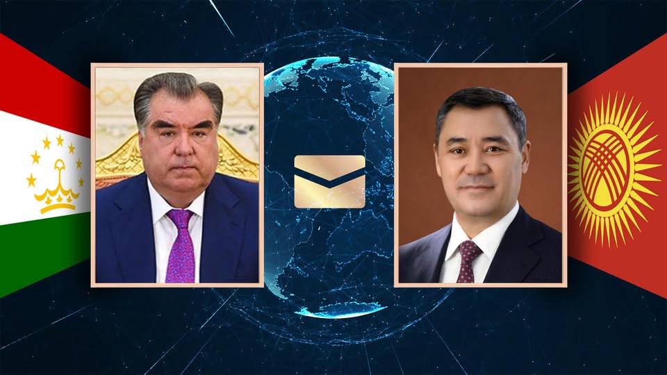 Тажикстандын Президенти Эмомали Рахмон Президент Садыр Жапаровду туулган күнү менен куттуктады