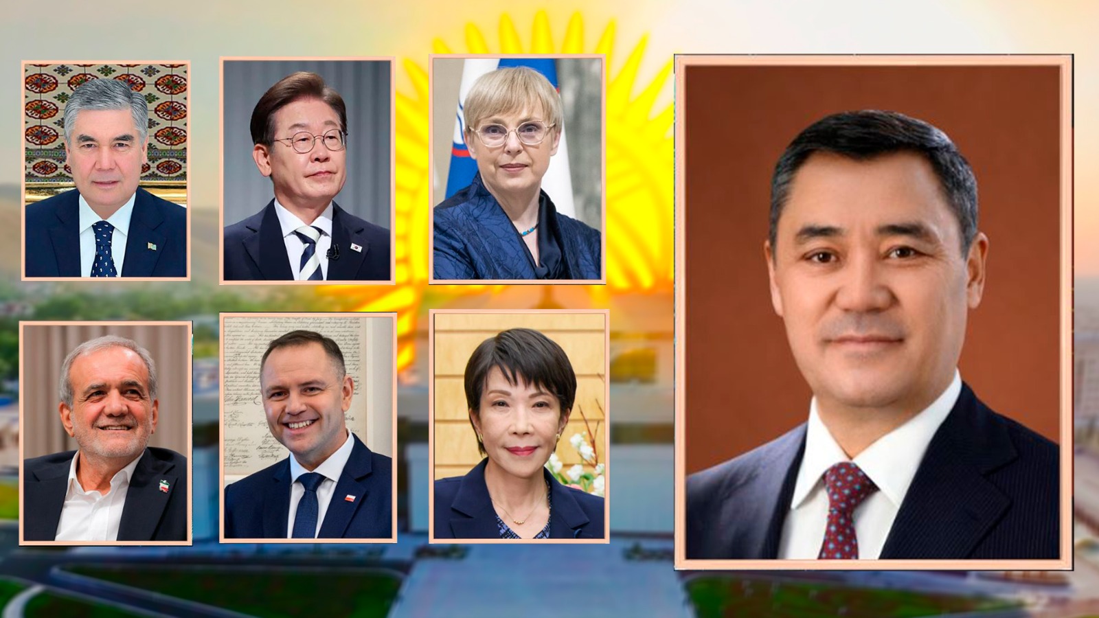 Чет өлкө лидерлери Садыр Жапаровду жана Кыргызстан элин жаңы жылы менен куттуктады