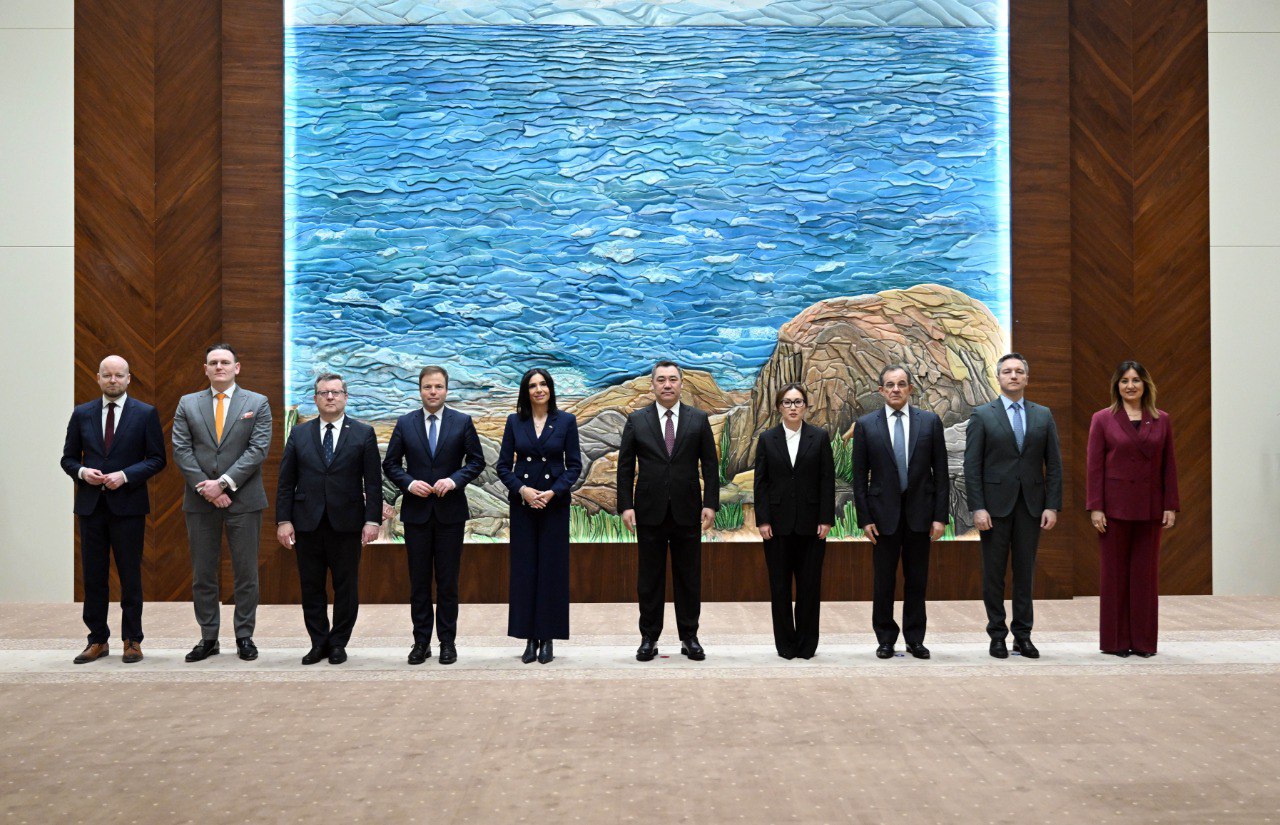 Президент Садыр Жапаров Европа парламентинин депутаттарын кабыл алды