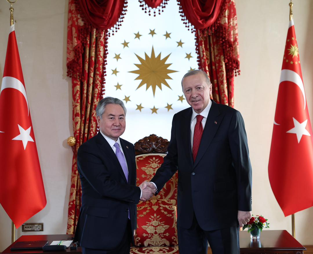 Түрк мамлекеттер уюмунун тышкы иштер министрлерин Түркиянын Президенти Режеп Тайип Эрдоган кабыл алды