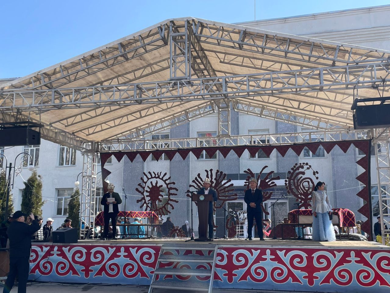 Нооруз майрамы Талас облусунун Айтматов районунда жогорку салтанат менен өтүп жатат