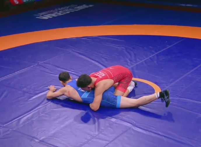 Кыргызстандык балбан Асан Жанышов Азия чемпионатынын жарым финалында жеңишке жетти