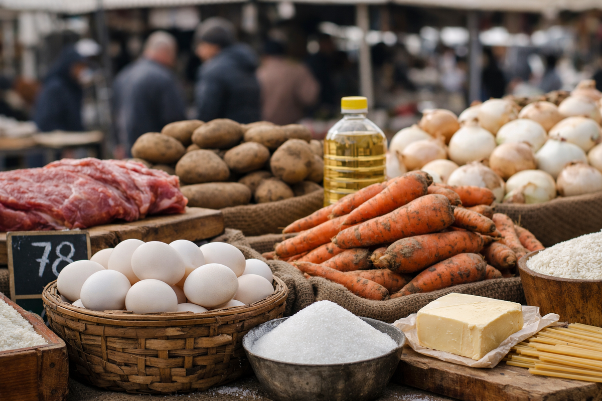 Өлкөдө жумуртка, пияз, күрүчтүн баасы арзандады