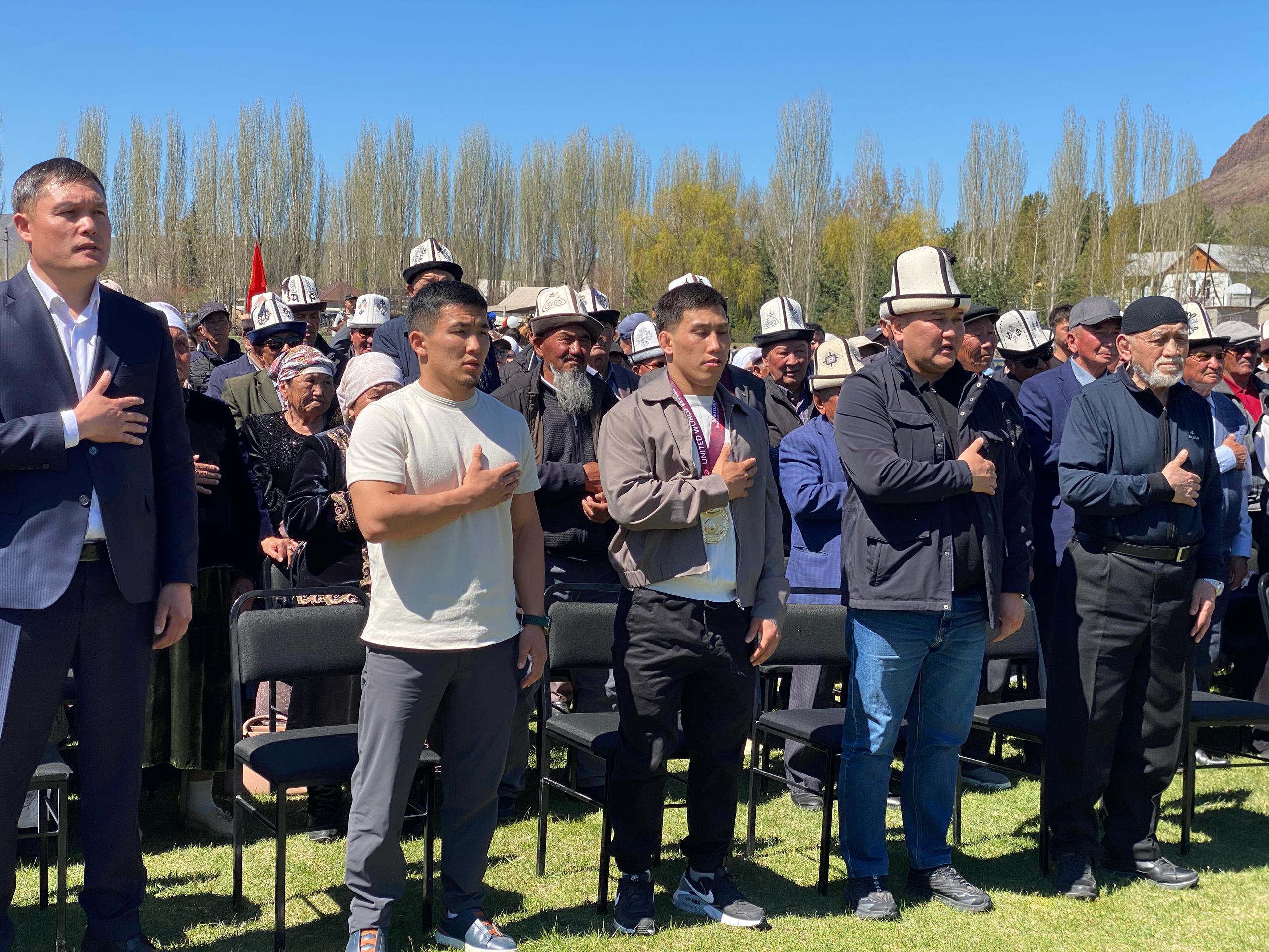 Азия чемпиону Афтандил Таалайбек уулун Талас эли салтанаттуу тосуп алды