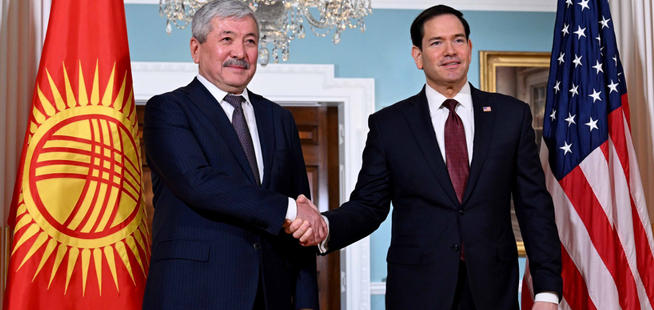 Адылбек Касымалиев АКШнын Мамлекеттик катчысы Марко Рубио менен сүйлөшүүлөрдү өткөрдү