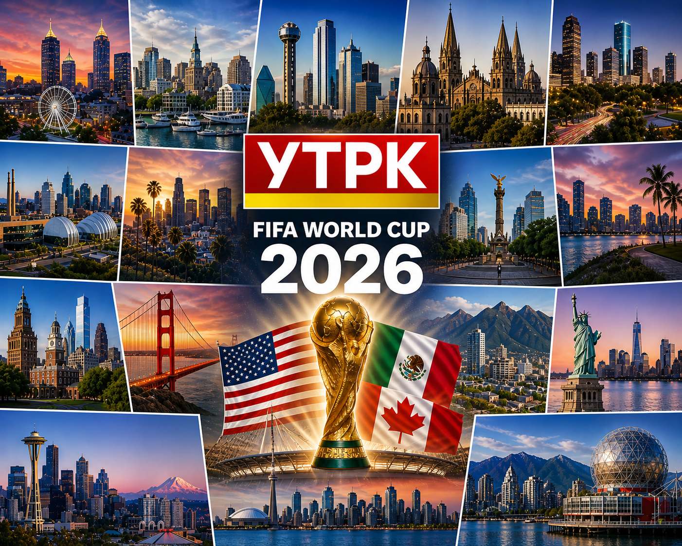  FIFA World Cup 2026: УТРК 16 шаардын тарыхын ачат