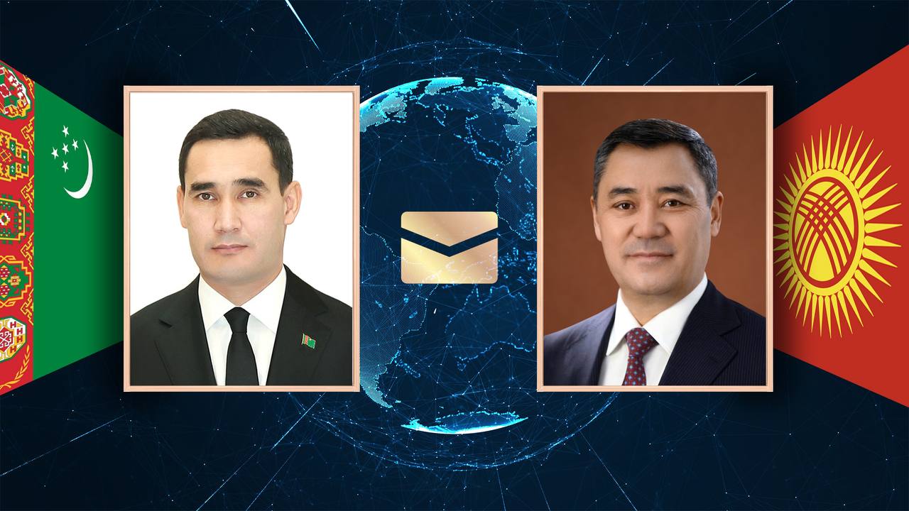 Түркмөнстандын Президенти Сердар Бердымухамедов Садыр Жапаровду жана Кыргызстан элин Жеңиш майрамы менен куттуктады
