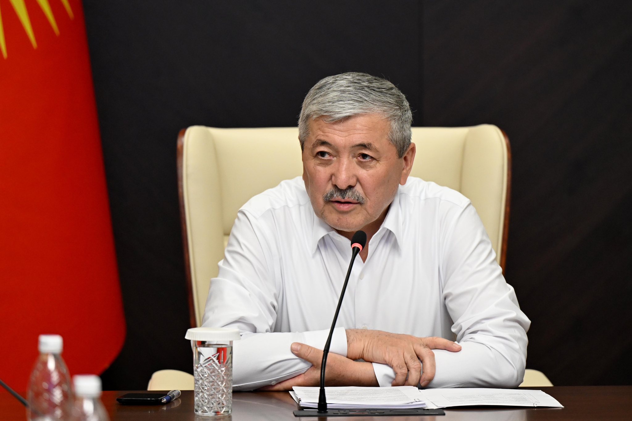  Адылбек Касымалиев тоо-кен тармагында иш жүргүзгөн инвесторлорду кабыл алды