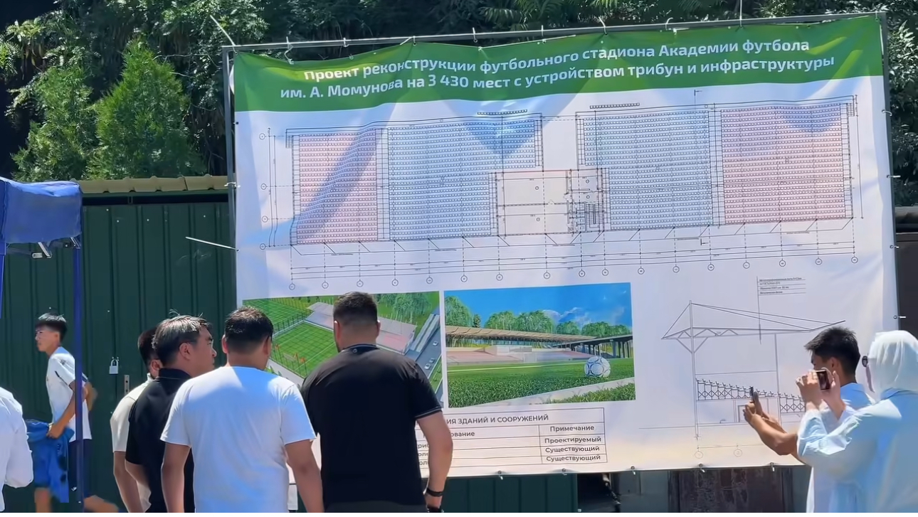 Ош шаарында заманбап футбол аренасы курулат