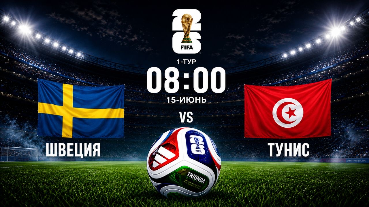 Дүйнө чемпионаты-2026: Швеция-Тунис курама командалары беттешет