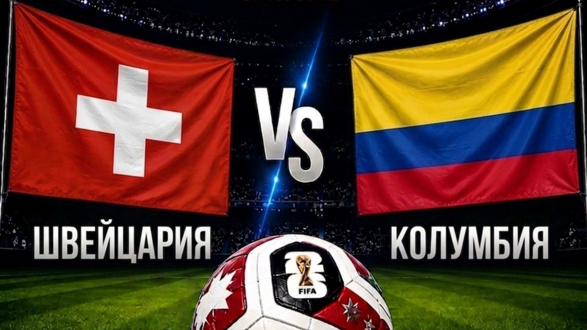 Дүйнө Чемпионаты-2026: Швейцария менен Колумбия беттешет