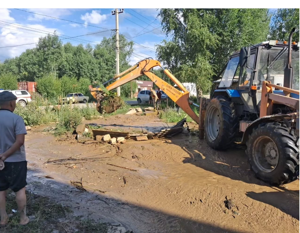 Каракол шаарынын Челпек аймагында сел жүрдү