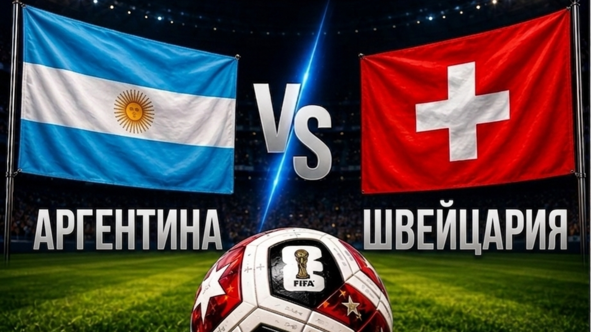Дүйнө Чемпионаты-2026:  Чейрек финалда Аргентина менен Швейцария беттешет