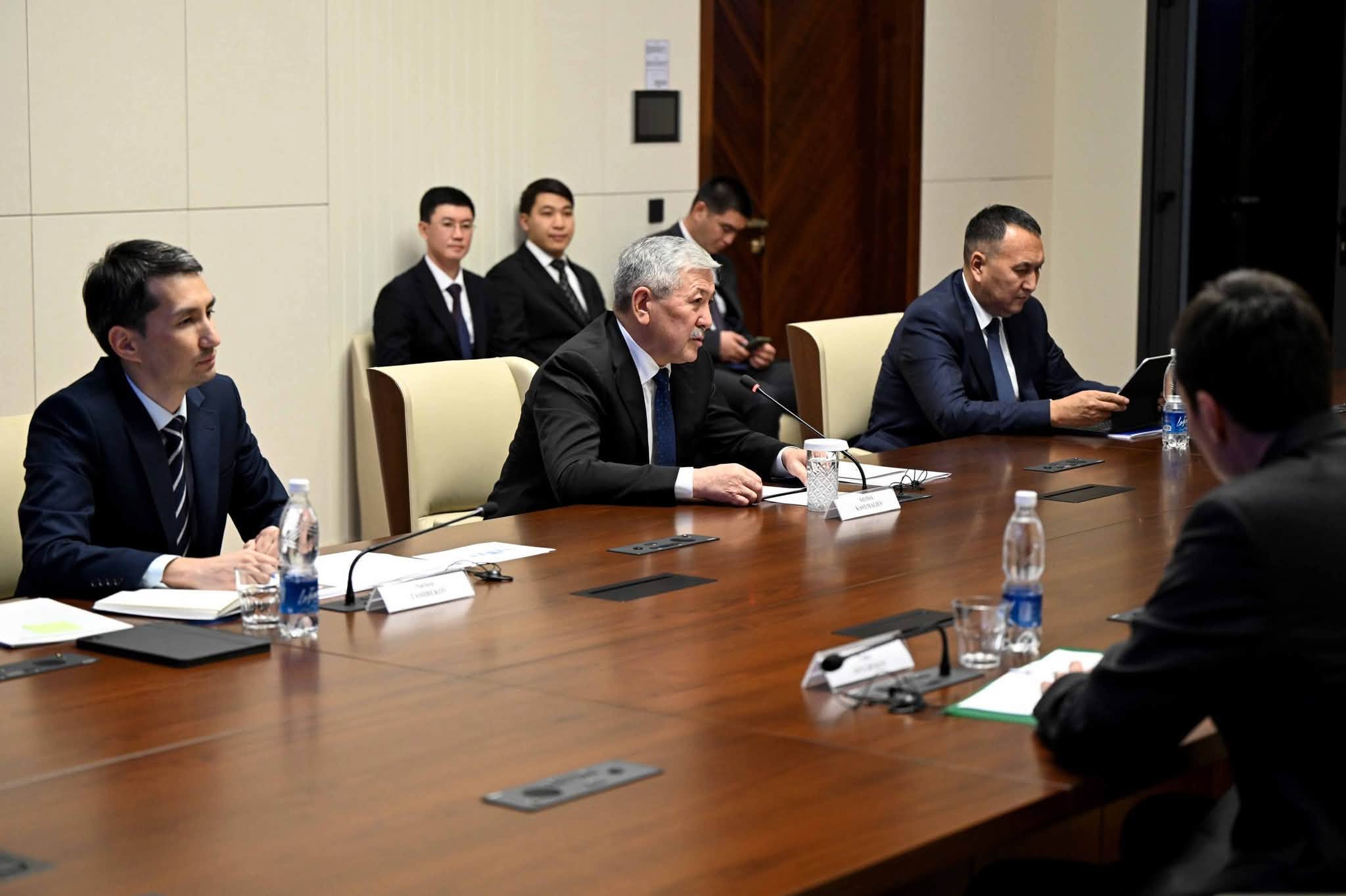Адылбек Касымалиев Европа реконструкциялоо жана өнүктүрүү банкынын жетекчилиги менен жолугушту