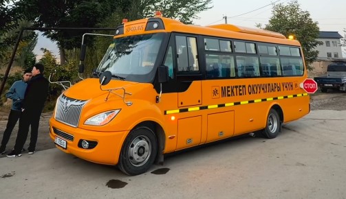 Ош шаарында окуучулар үчүн атайын автобустар каттамга чыкты