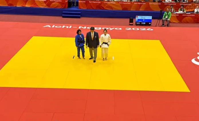 Дзюдочу Айбийке Уланбек кызы Азия Пара оюндарынын чемпиону болду